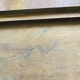 Coiffeuse de table barbière psyché Louis Philippe en noyer époque XIXe