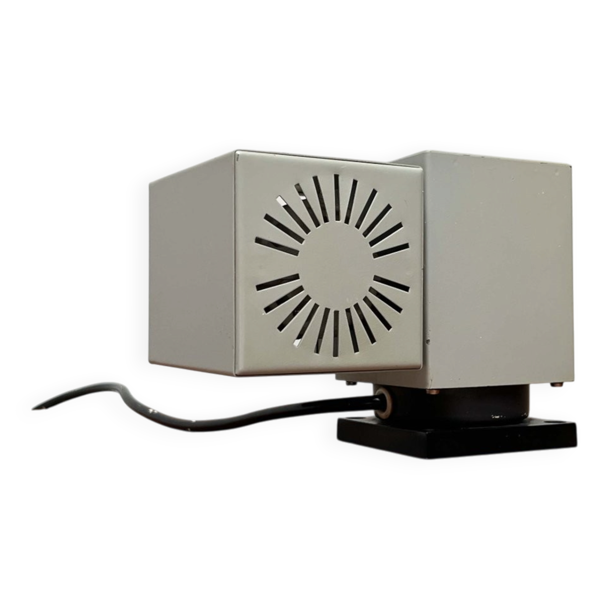 Mid-century minimalist cube wall table lamp 6015 by Kaiser, 1960