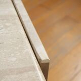 Travertine coffee table Roche Bobois