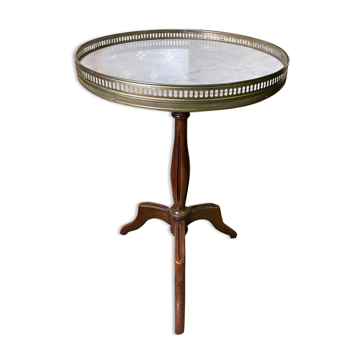 Louis XVI style tripod pedestal table