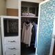 Art Deco asymmetrical wardrobe