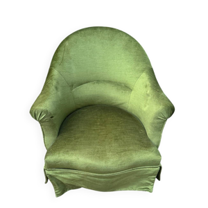 fauteuil crapaud en velours