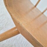 Fauteuil bois pour enfant Baumann, années 50