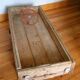 Old pedal car soap box in wood and metal 50s