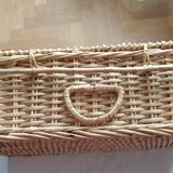 Wicker suitcase