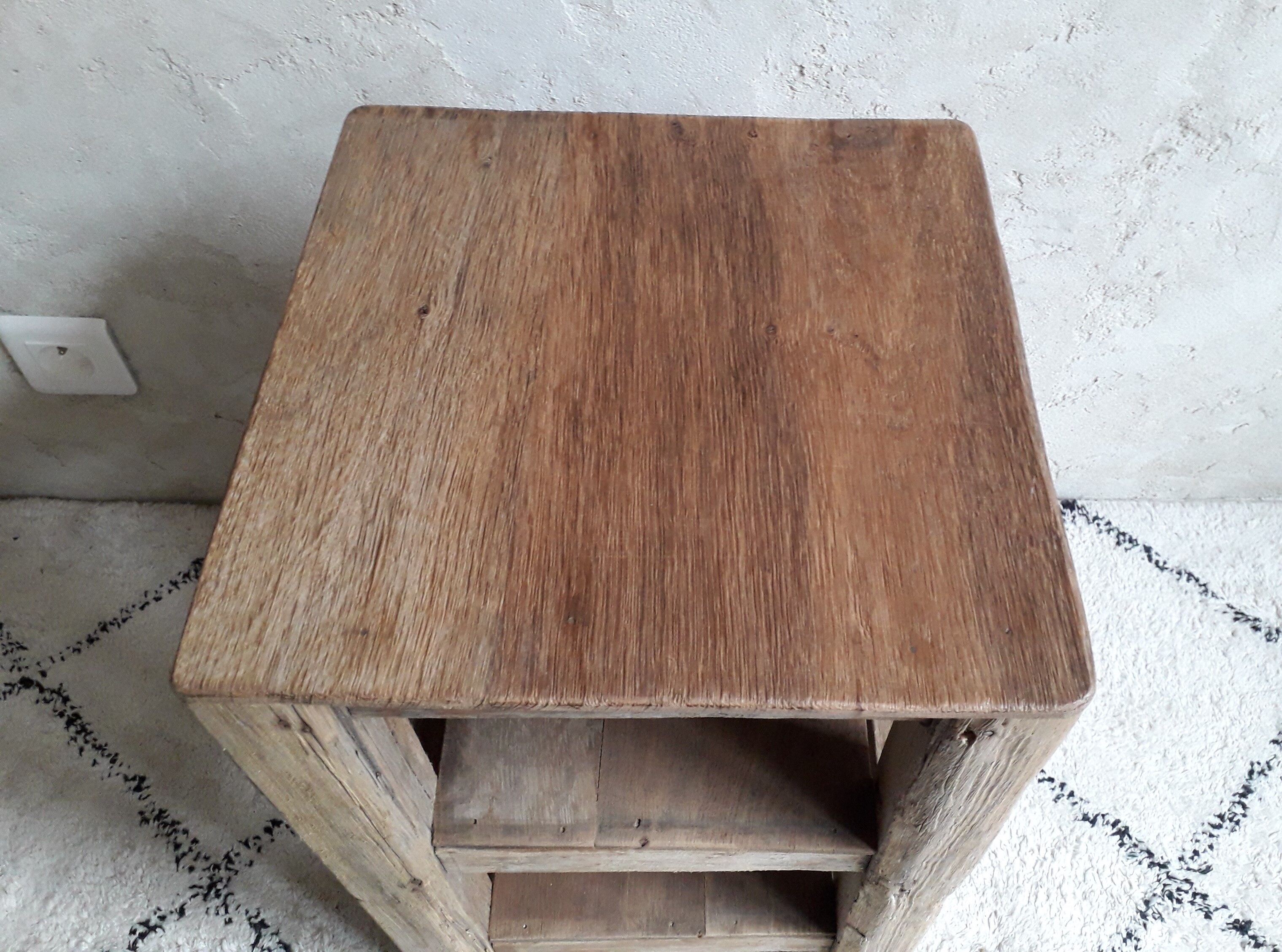 Brutalist bedside table