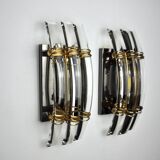 Pair of sconces, Italy, 1970