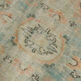 9x10 Soft Peach Turkish Vintage Rug, 186x287 Cm