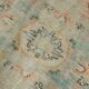 9x10 Soft Peach Turkish Vintage Rug, 186x287 Cm