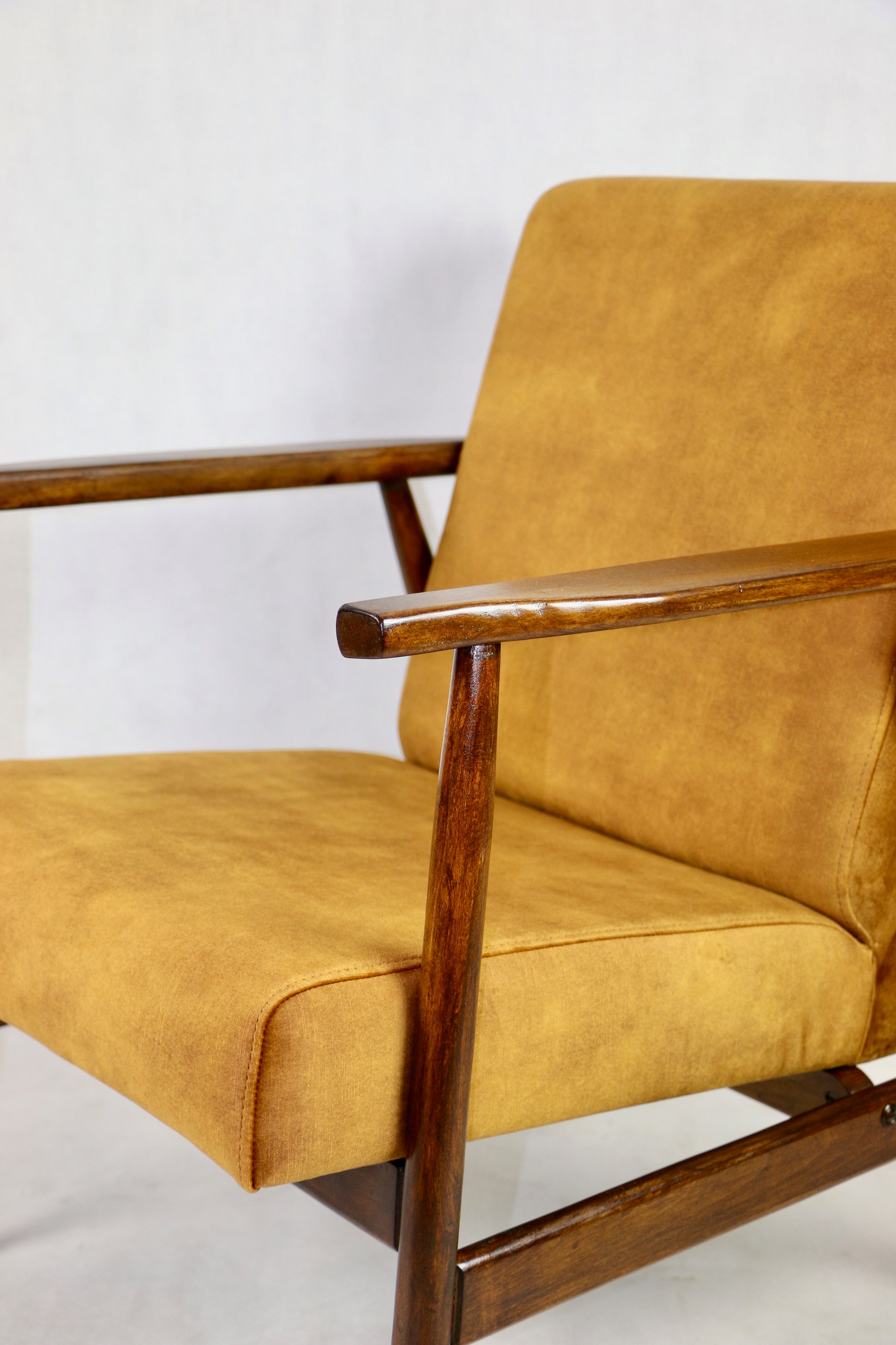 Vintage easy chair in brown chameleon, 1970s