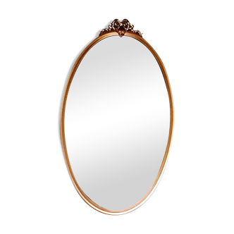 Louis XVI style oval mirror