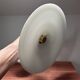 Vintage white opaline wall light