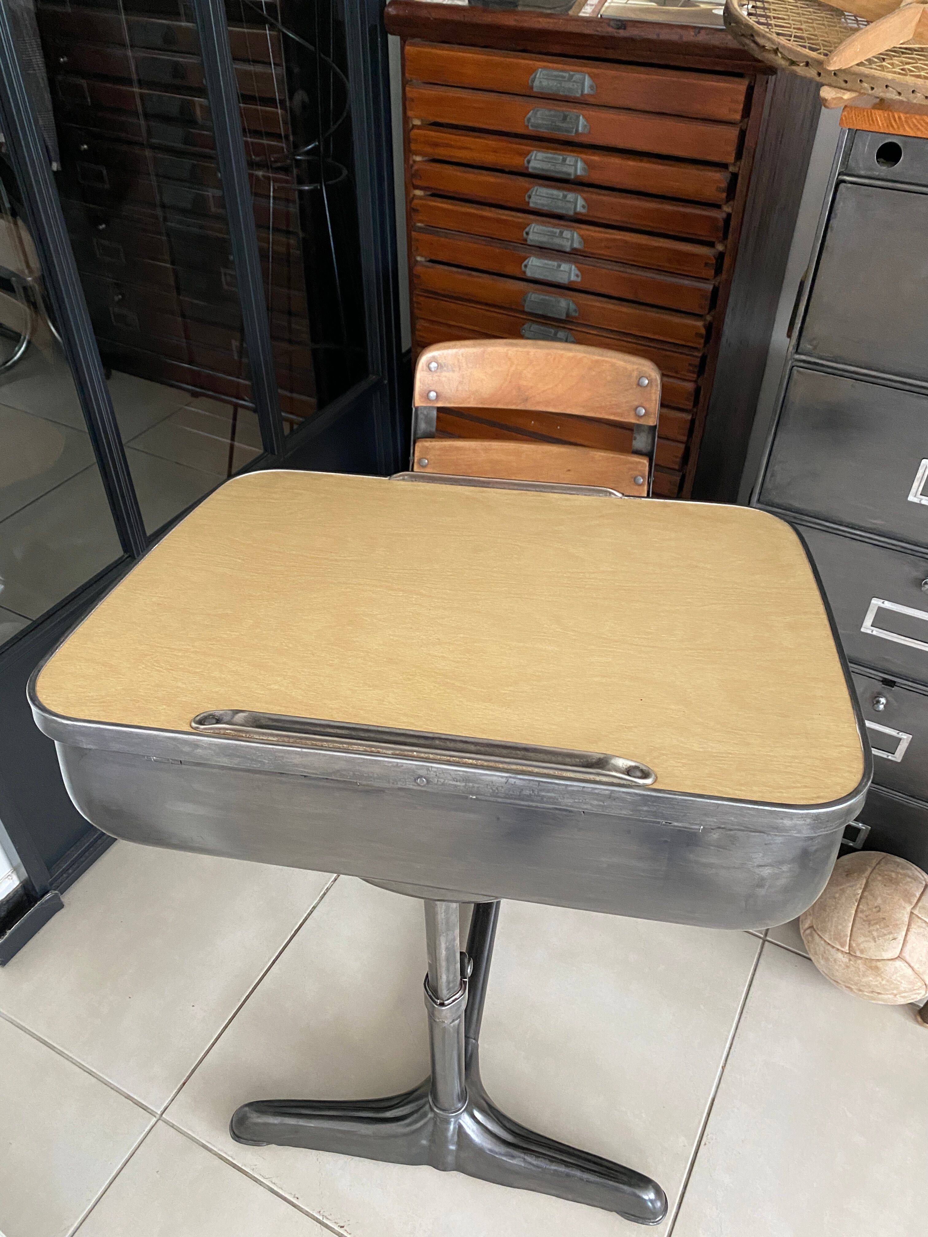 Vintage American school desk