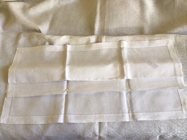 Tablecloth marked JAS