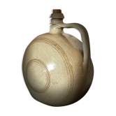 Enamelled sandstone flask