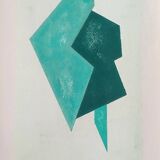 Original minimalist geometric painting