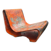 Fauteuils loop chair en ciment de Willy Guhl