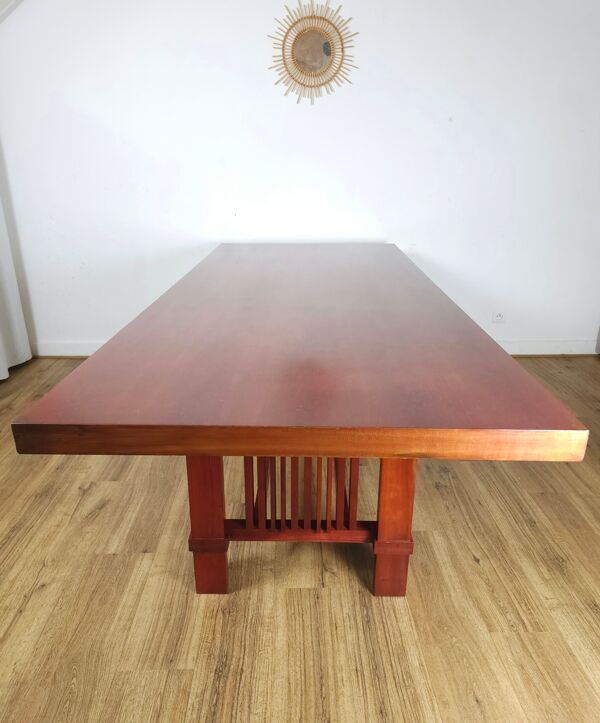 Grande table de salle à manger Vintage en Cerisier , Taliesin 608