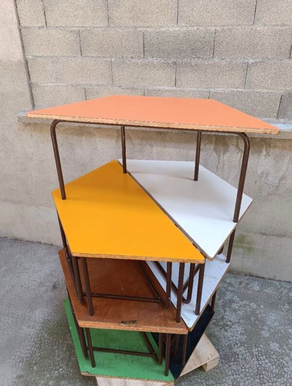 Table - Bureau trapézoïdale enfants école maternelle