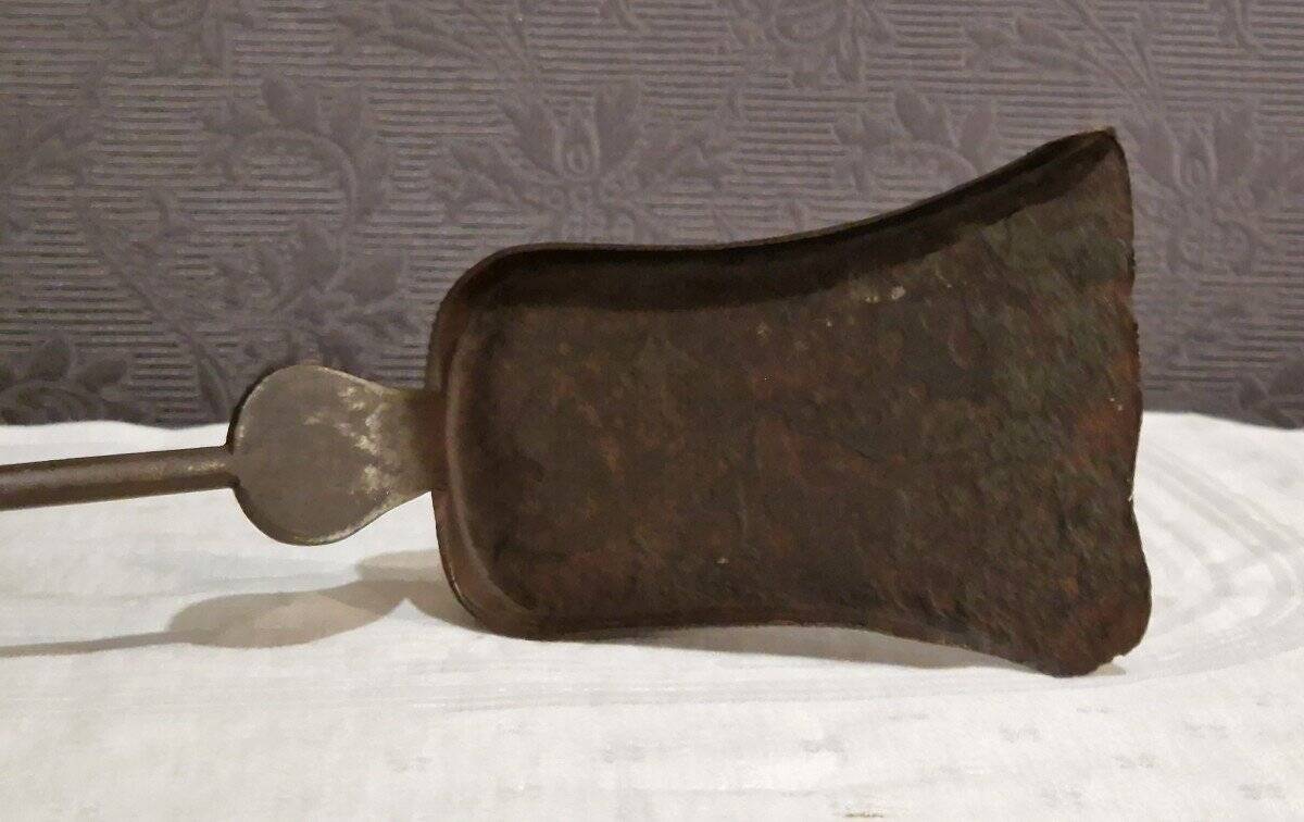 Bronze Gilt and Iron Fireplace Tool Set from the 19th Century