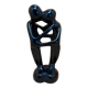 African soapstone statue representing 2 lovers, made in Kenya and
