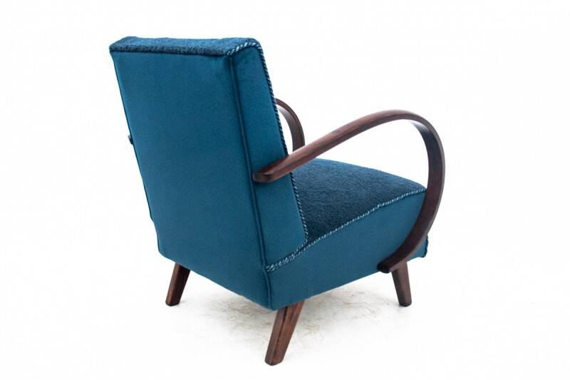 Art Deco armchair from the 1930s. Armchairs designed by J. Halabala.