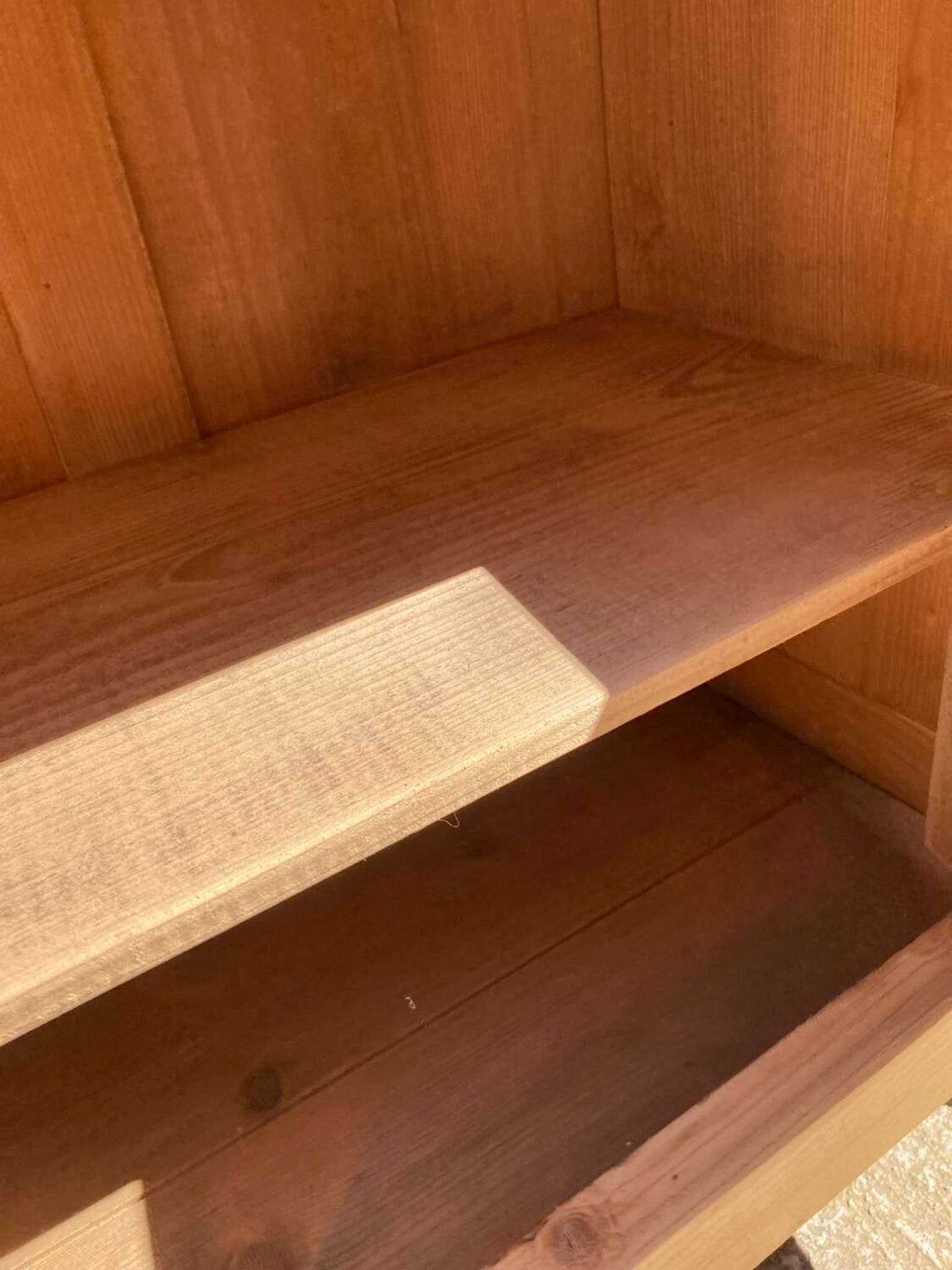 Compact Parisian buffet, 2 elements, pine/beech.