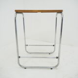 midcentury chrome side table, 1960s