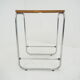 midcentury chrome side table, 1960s
