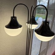 Vintage Italian three-light floor lamp