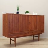 Teak highboard, Danish design, 1970s, manufactured by Børge Dam