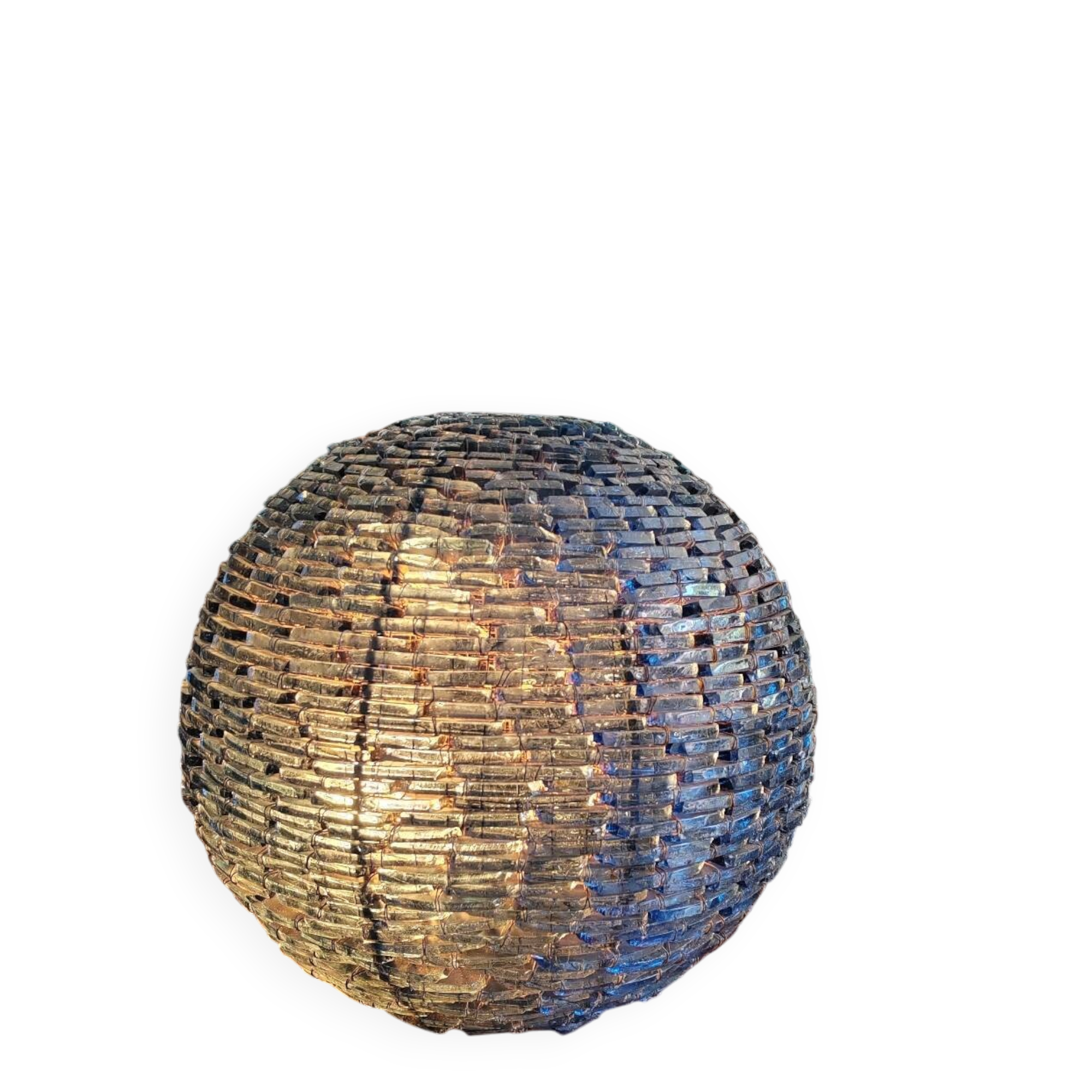 Vintage glass ball lamp