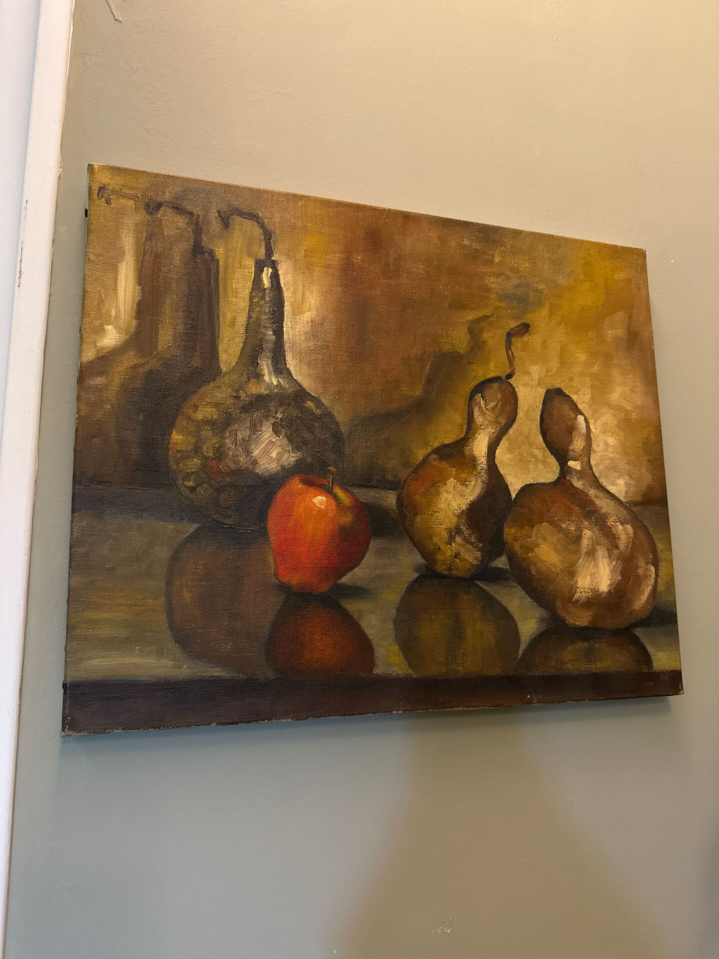 Huile sur toile nature morte