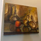 Huile sur toile nature morte
