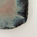 large enamelled ceramic pocket emptier signed Claude Champy, France