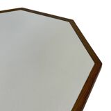 Table basse vintage design octogone années 1970 octogone wengé