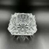Cendrier carré en cristal