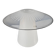 Murano Glass Mushroom Lamp with Jellyfish Effect, 1980s
