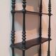Napoleon III wall shelf in blackened wood