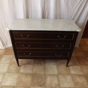Chest of drawers mahogany Louis XVI 1970