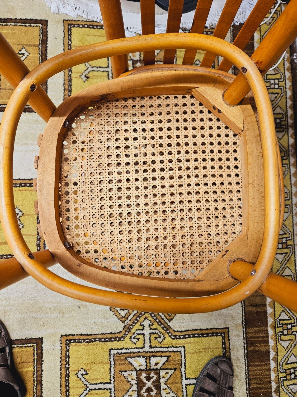 Pair of chairs bistrot 1960s vintage