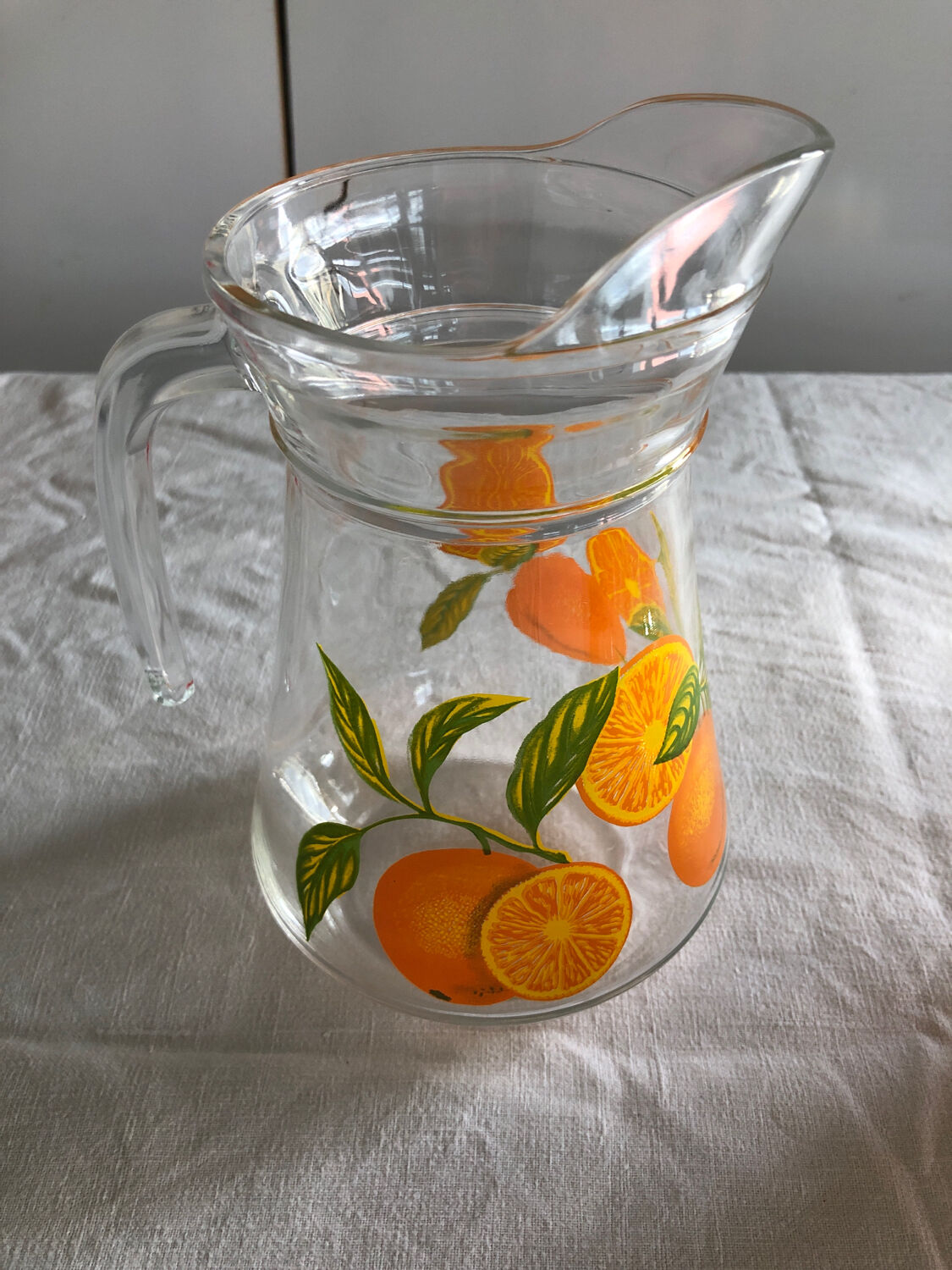 Service orangeade Vintage (cruche et 5 verres)