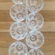 8 crystal stem glasses from Arcques