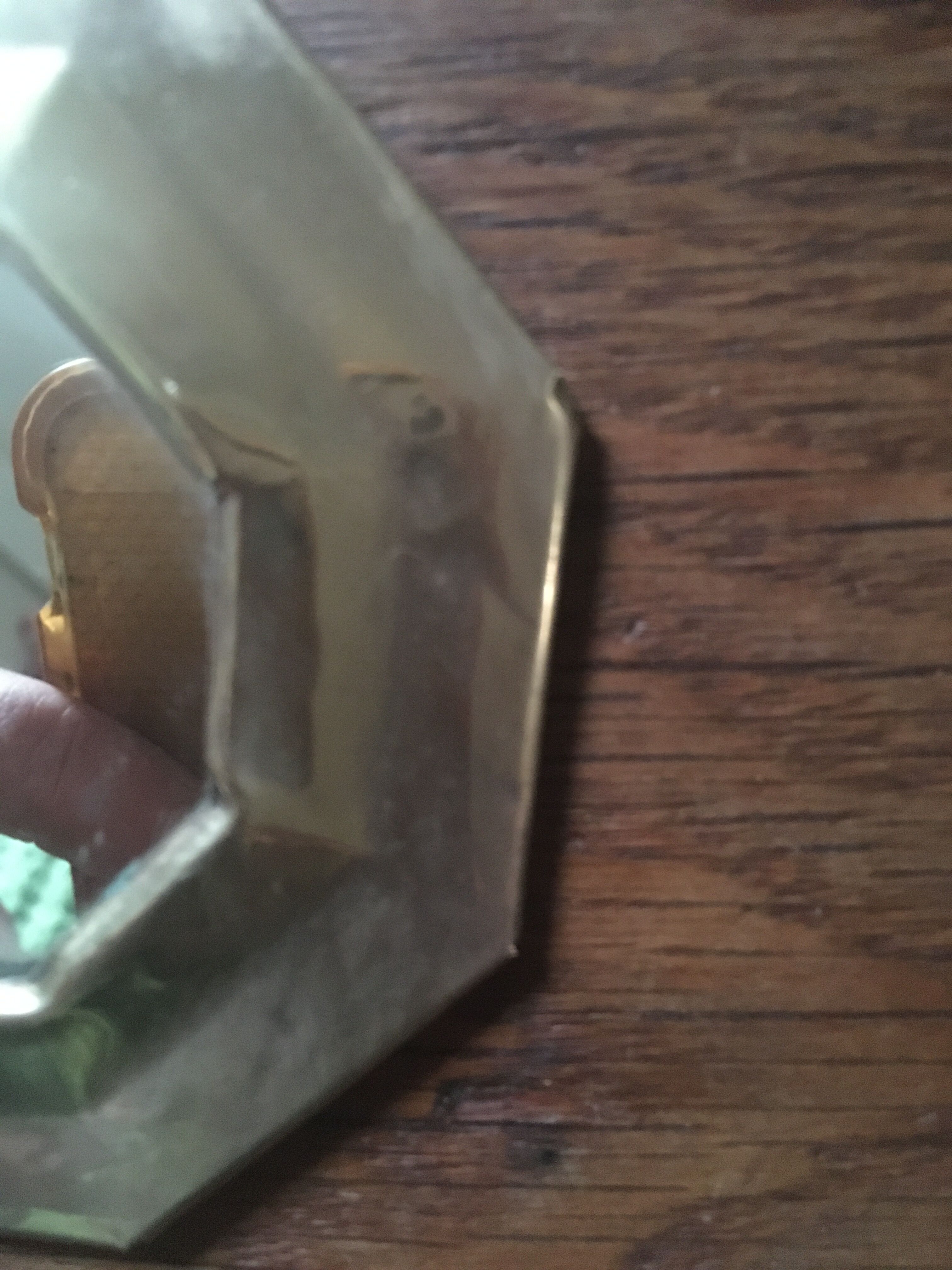 Ethnic brass mirrors.