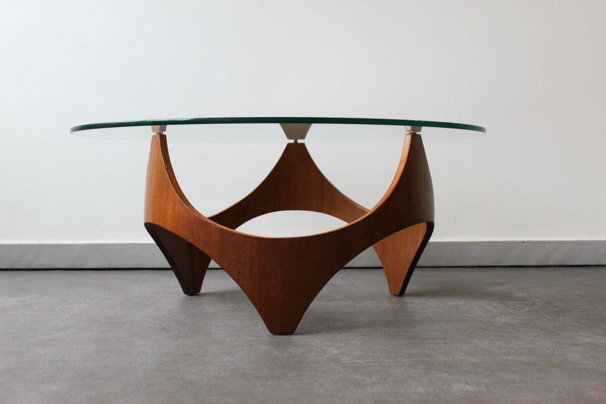 Modernist Coffee Table attributed to HP Glass, USA, 1960s
