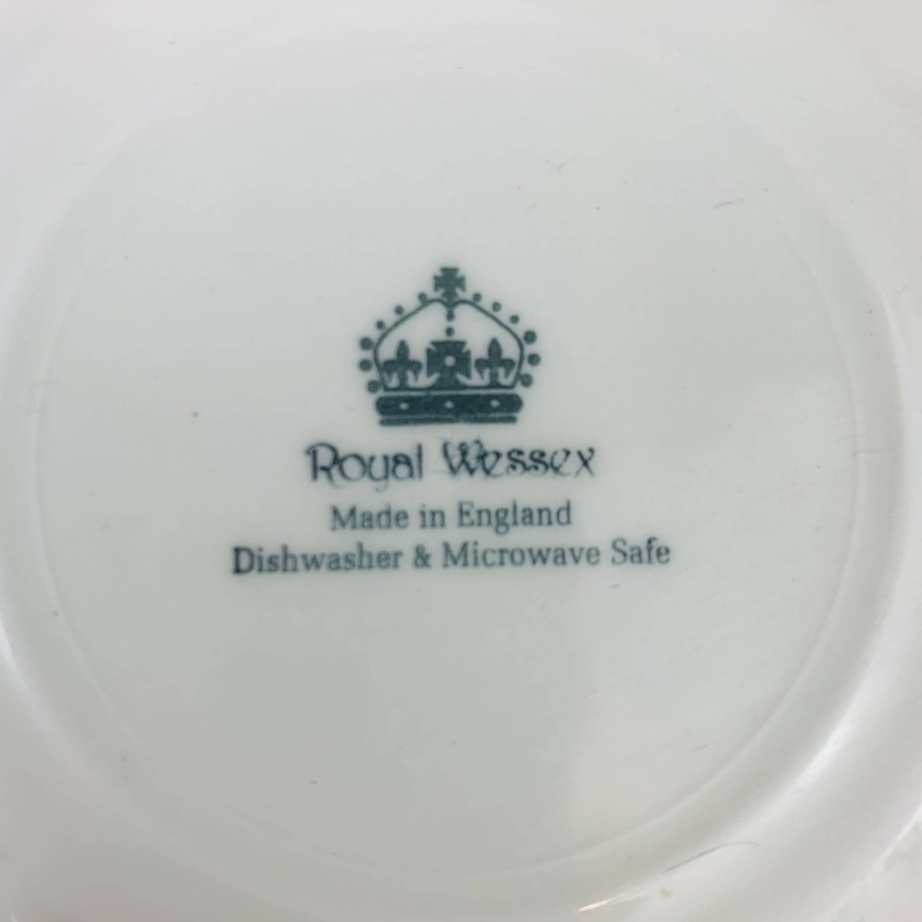 6 deep plates iron earth Royal Wessex Ironstone