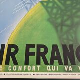 Air france poster - paris-london