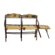 Fauteuils de cinéma avec strapontin en fer et bois