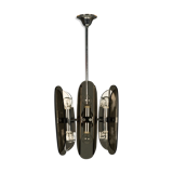 Lustre en verre fumé des années 1960