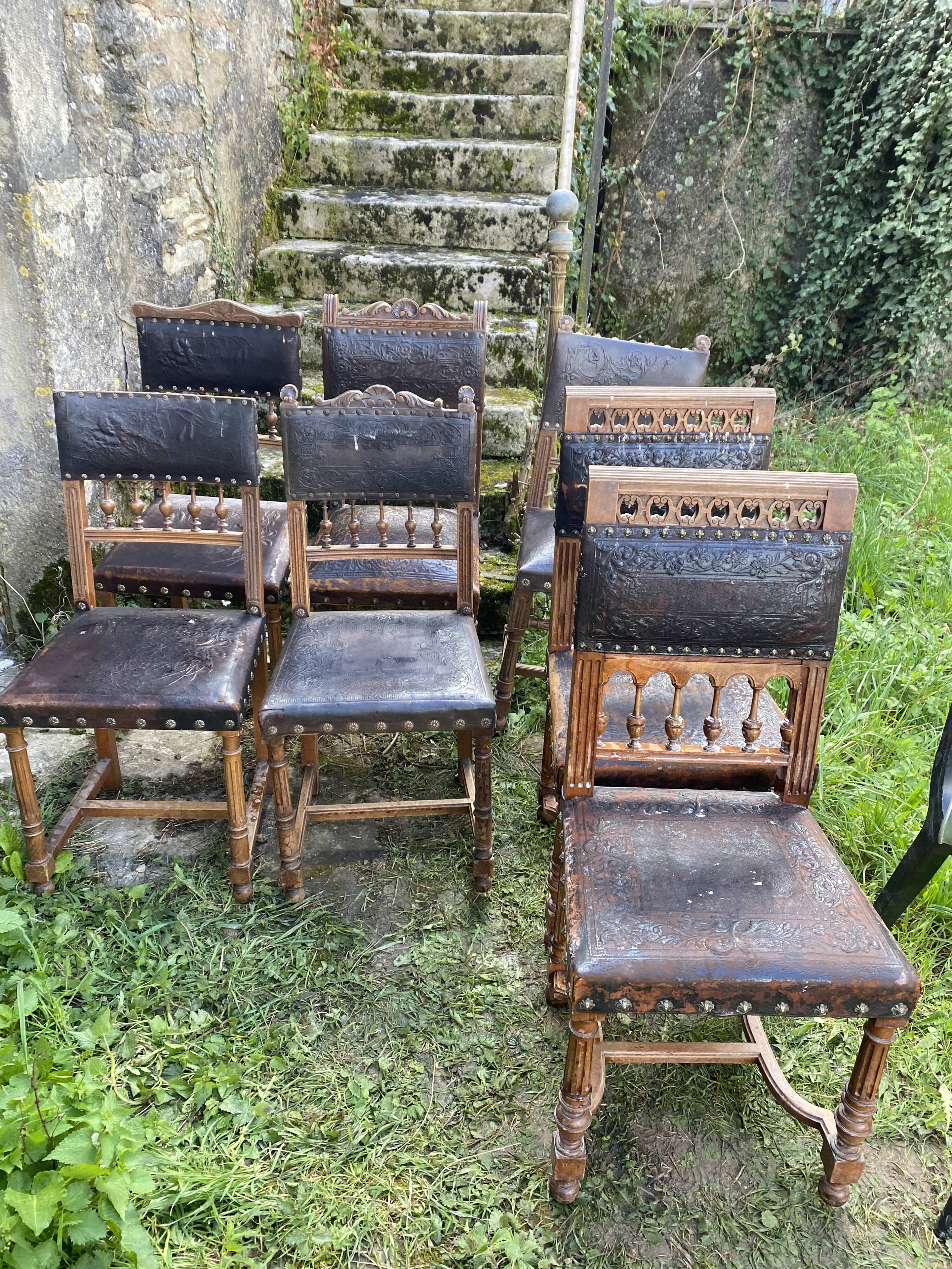 lot de 12 chaises